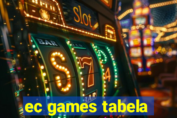 ec games tabela